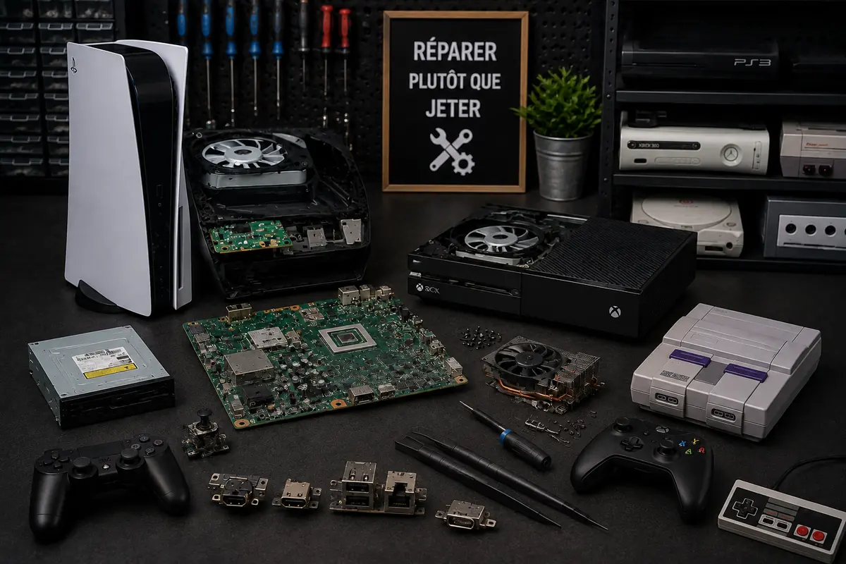Réparation port HDMI console Migné-Auxances
