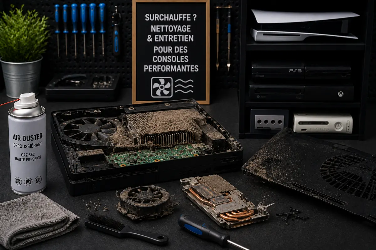 Nettoyage et pâte thermique PS5 Xbox Migné-Auxances
