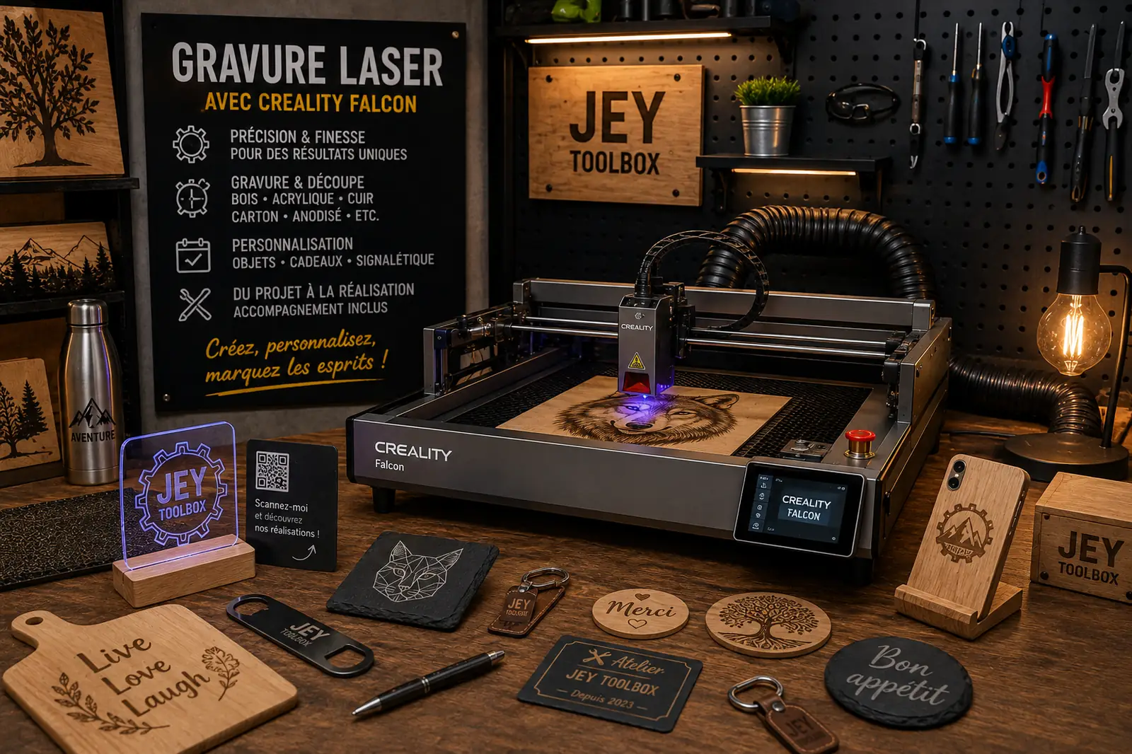 Personnalisation par gravure laser