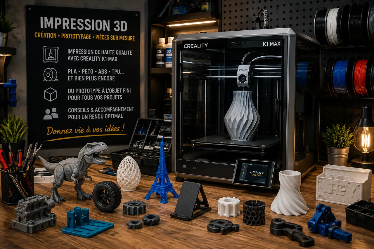 Fabrication de pièce en impression 3D